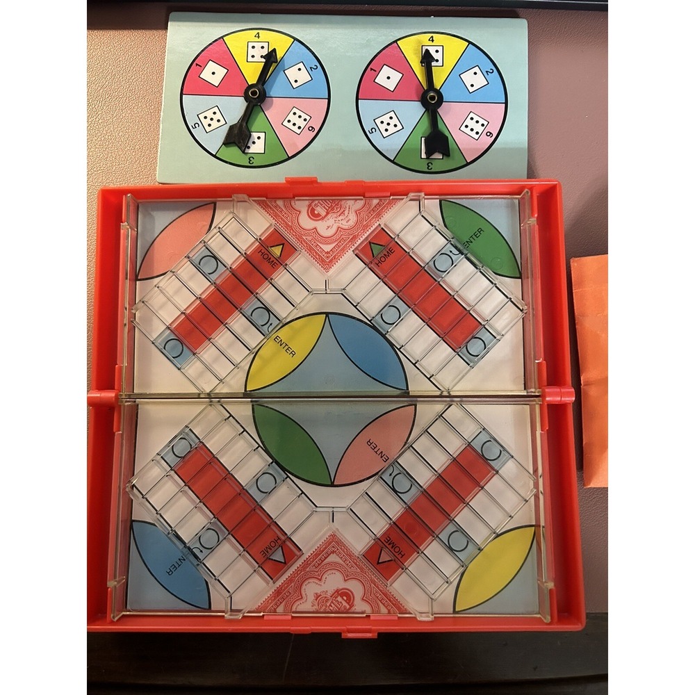 Vintage Parcheesi Travel Edition 1987 Coleco Games USED - Picture 3 of 4